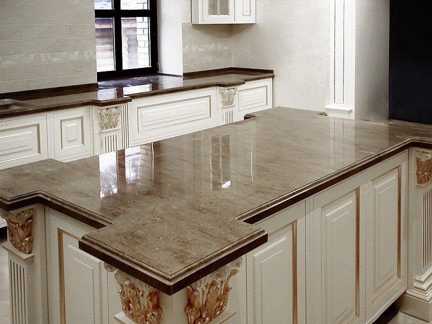 Столешница-остров под мрамор