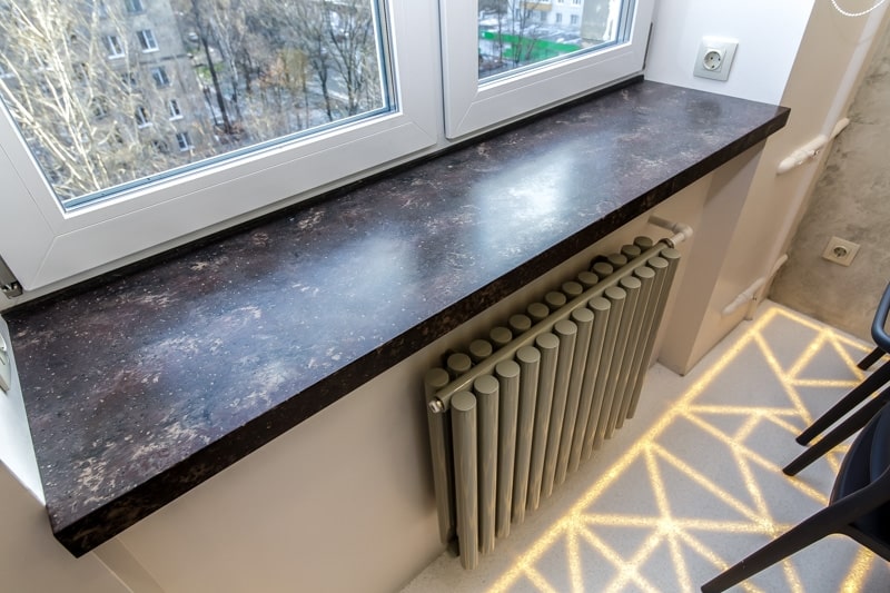 Подоконник из искусственного камня