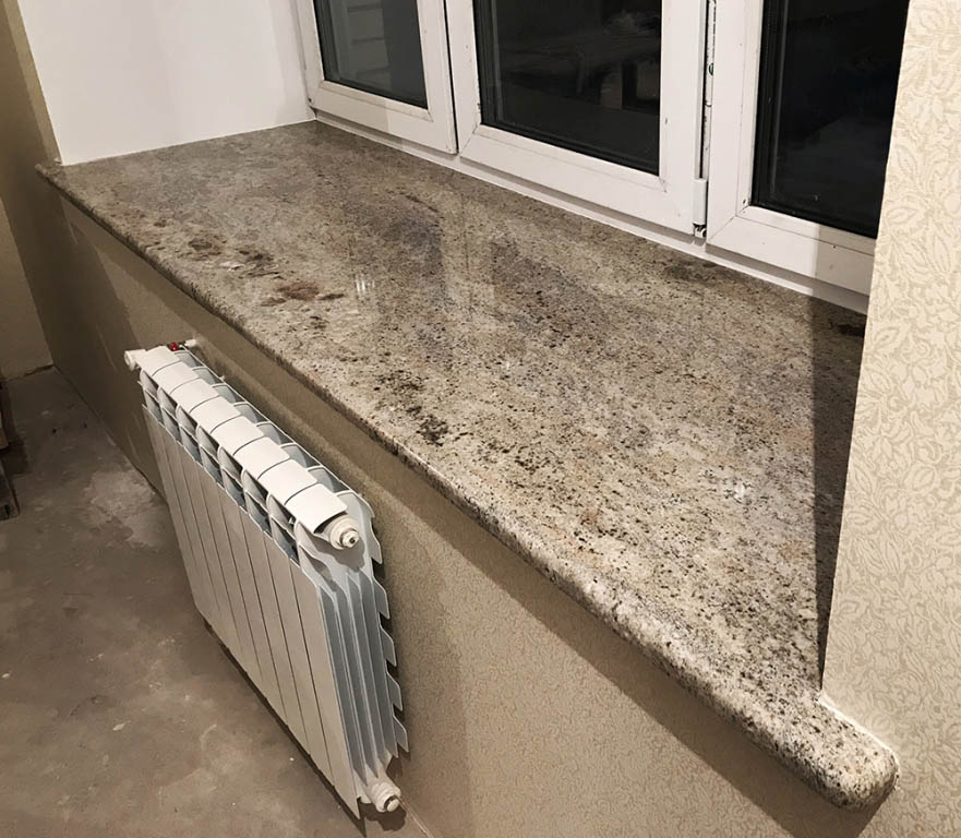 Мраморные подоконники серые