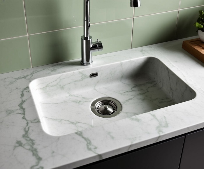 Интегрированные мойки из камня